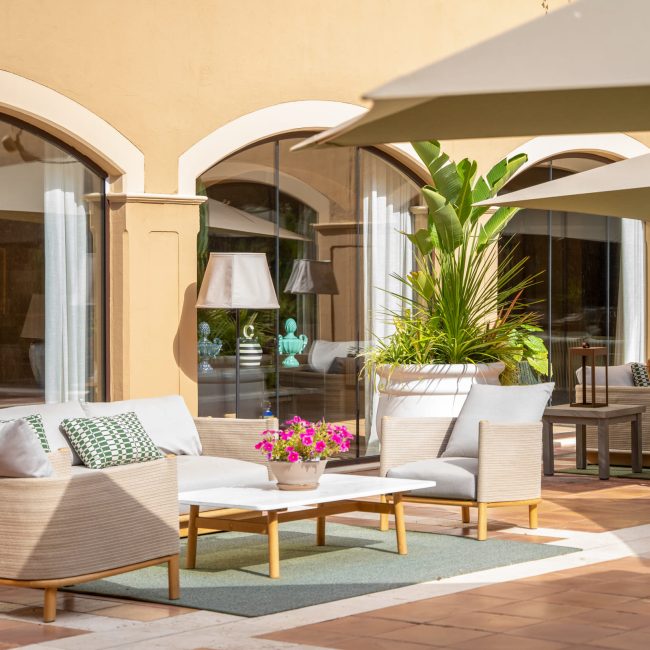 Main Patio 2 - Hacienda Son Antem