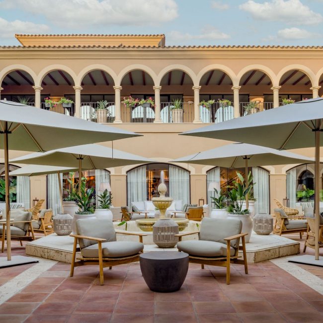 Main Patio - Hacienda Son Antem
